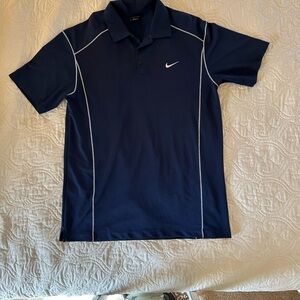 Nike Men's Navy Blue Polo Shirt